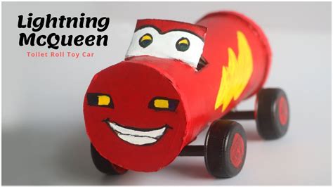 Lightning Mcqueen Toys Disney Cars Diy Toilet Roll Craft Cardboard
