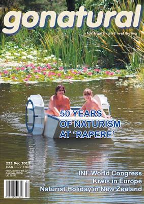 New Zealand Naturist Federation Gonatural December Issue 223 Out Now