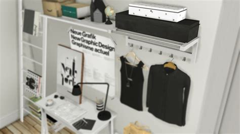 Sims 4 Ccs The Best Ikea Office Set Tjusig Hallway Set And Dc