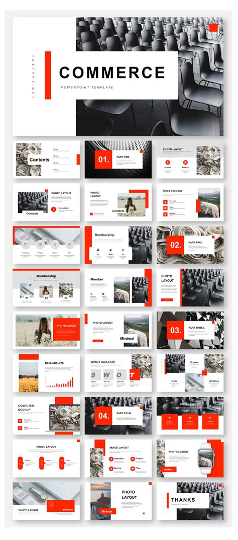 3 In 1 Minimal Creative Professional Powerpoint Template Original And