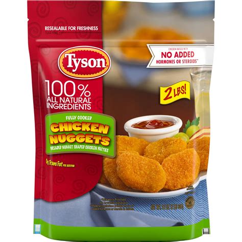 Tyson Fully Cooked Frozen Chicken Nuggets Shop Chicken At H E B