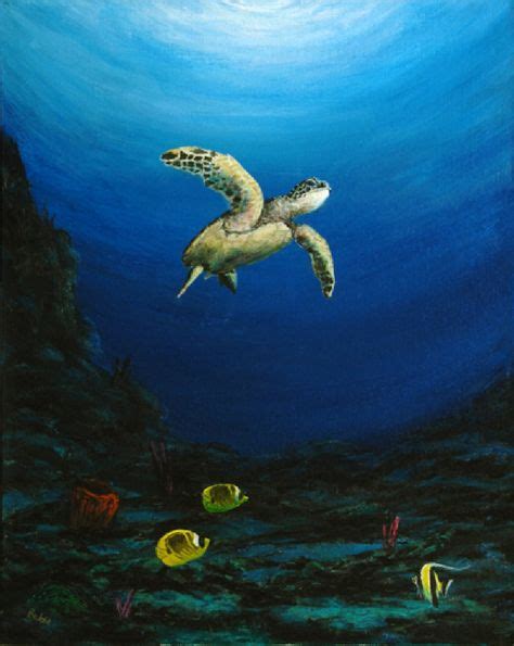 100 My Marine Life Paintings Jennifer Belote Ideas Sea Life