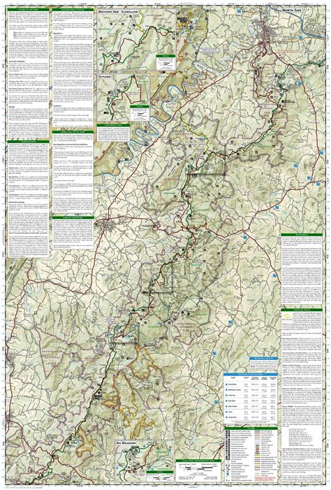 Skyline Drive Map Shenandoah National Park Map 6 Copy