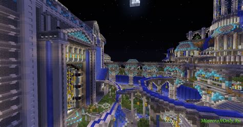 Spawn карта Город Adamantis The City Of Adamantis Minecraftonly