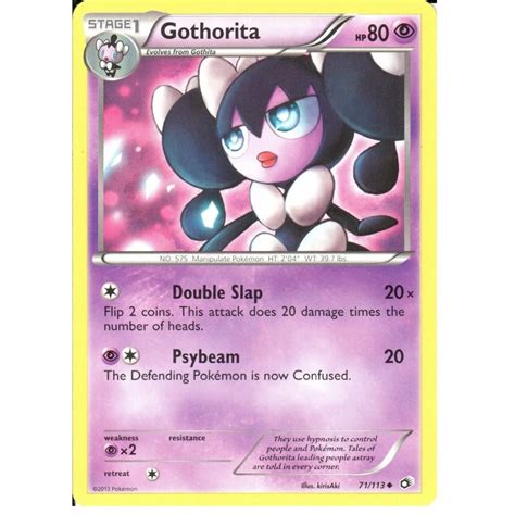 Pokemon Trading Card Game 71113 Gothorita Uncommon Bw 11 Legendary
