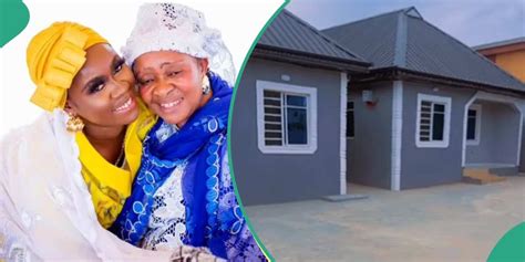 Actress Olayinka Solomon Ts Mum New House On Her Birthday Shares