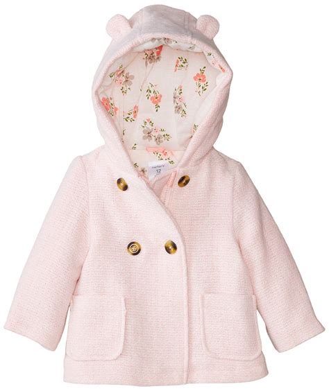 Carters Baby Girls Infants Trans Single Jacket Clothing