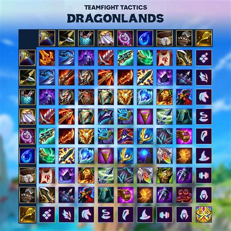 All Items In Teamfight Tactics Tft Set 7 Dragonlands Gamepur