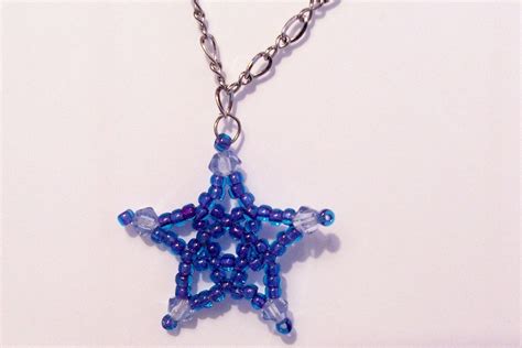 Five Point Star Pattern Beading Tutorial In Pdf