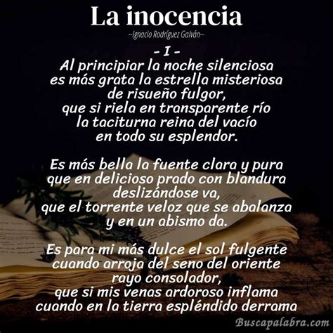 Poema La Inocencia De Ignacio Rodríguez Galván Análisis Del Poema