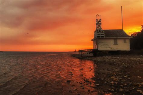 Cherry Beach Fall Sunset