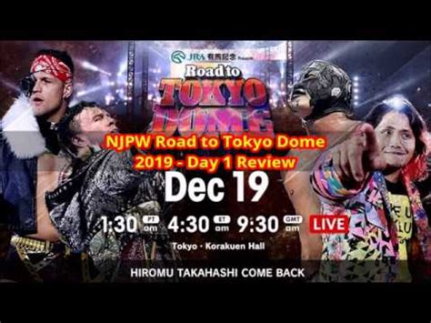 NJPW Road To Tokyo Dome 2019 Day 1 Review YouTube