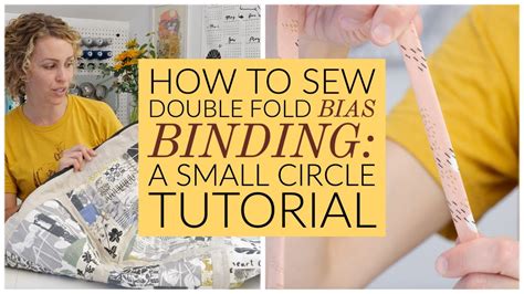 How To Sew Double Fold Bias Binding Bias Tape A Small Circle