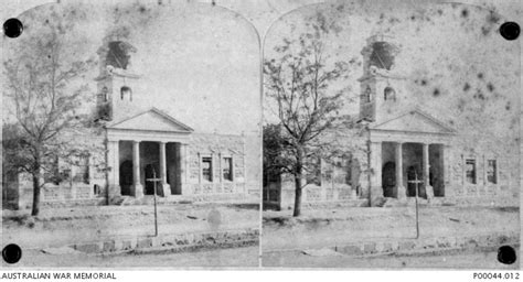 Ladysmith South Africa 1901 The Town Hall Struck By A Boer Shell