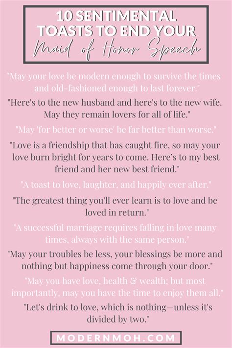 35 Maid Of Honor Speech Quotes To Enhance Your Toast Maid Of Honor Speech Matron Of Honor