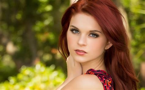 4560041 Redhead Model Women Karoline Kate Blue Eyes Rare Gallery Hd Wallpapers