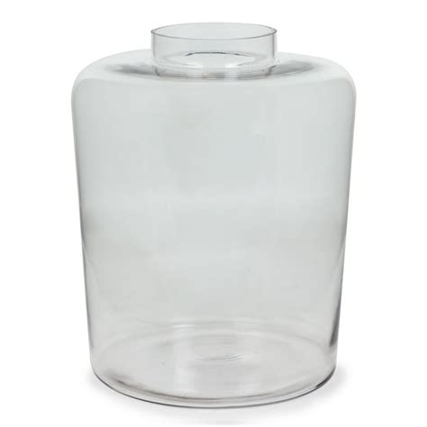 Large Clear Glass Jar Vase Home Accessories Vases
