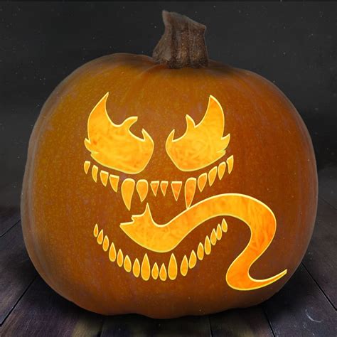 Szociológia Szabály Bámul Venom Pumpkin Stencil Karakter Empower Változat