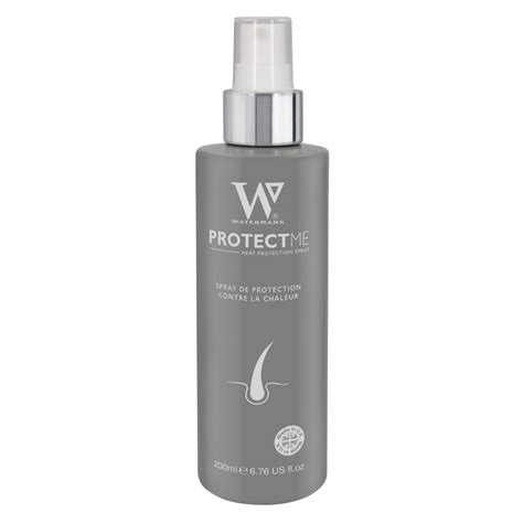 Heat protectants act as a protective barrier between your hair and a hot tool, protecting it from burning, drying out, and becoming dull. Watermans Protect Me Heat Protection Hair Spray | Revolt ...