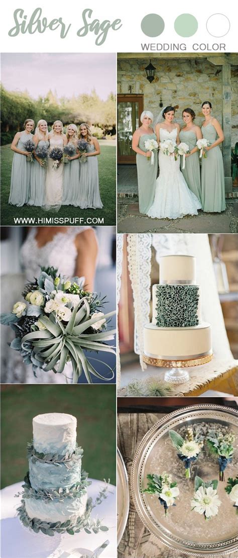 Wedding Color Trends 30 Silver Sage Green Wedding Color Ideas Hi