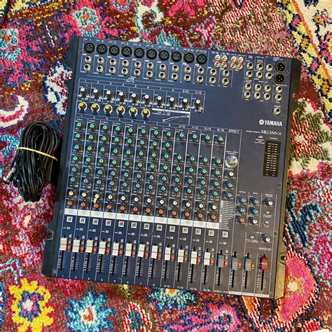 Exc Yamaha Mg166cx 16 Channel Mixing Console Board W Built In Fx