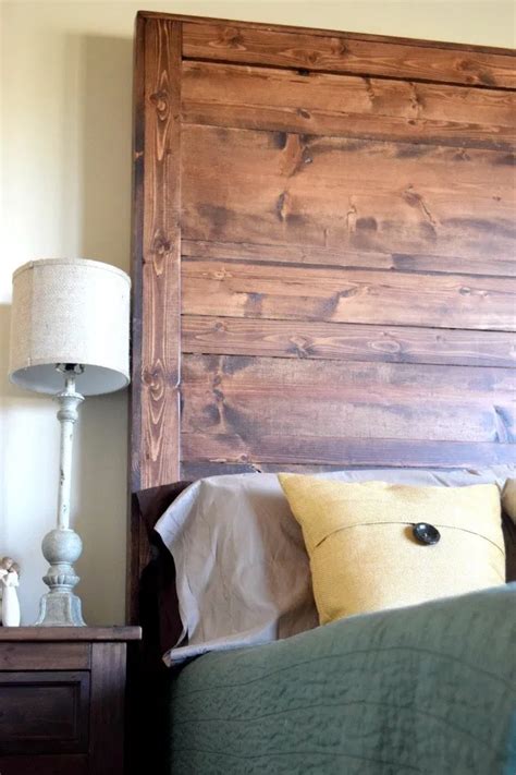 How To Create Your Own Rustic Headboard Rustic Headboard Rustic Wooden Headboard Bed