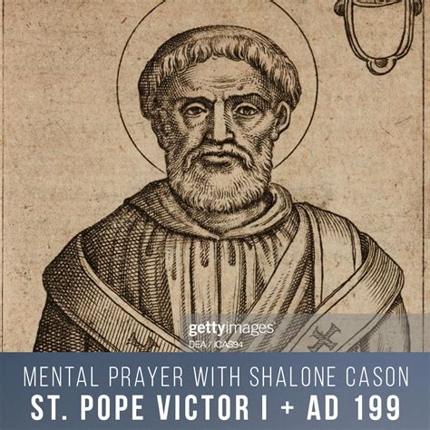 St Pope Victor I Ad 199 Church History Mental Prayer