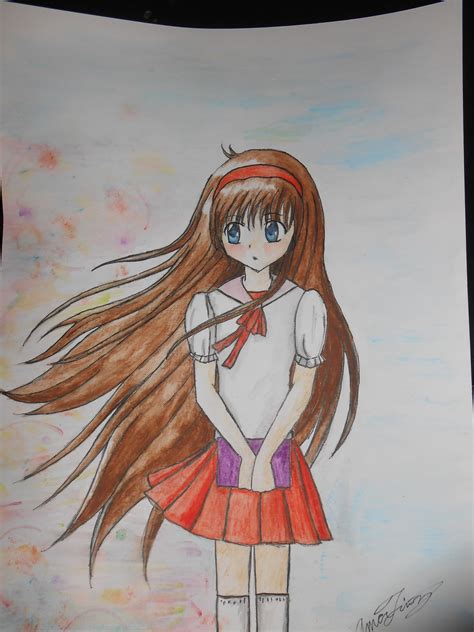 Anime Watercolor Painting At Explore Collection Of