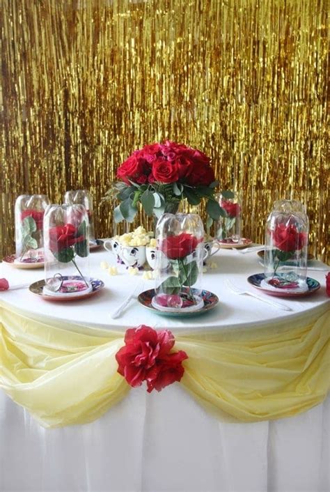 Beauty And The Beast Party Ideas Pretty My Party Party Ideas