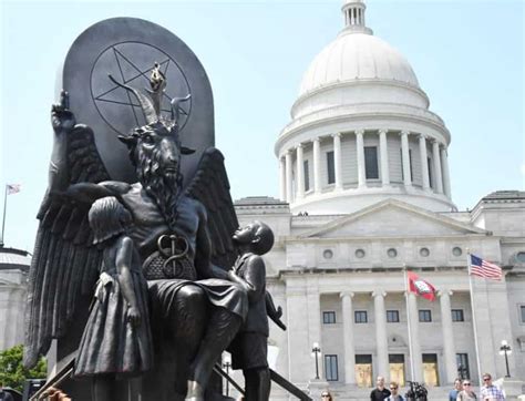 Satanists Erect Statue Outside Ark Capitol