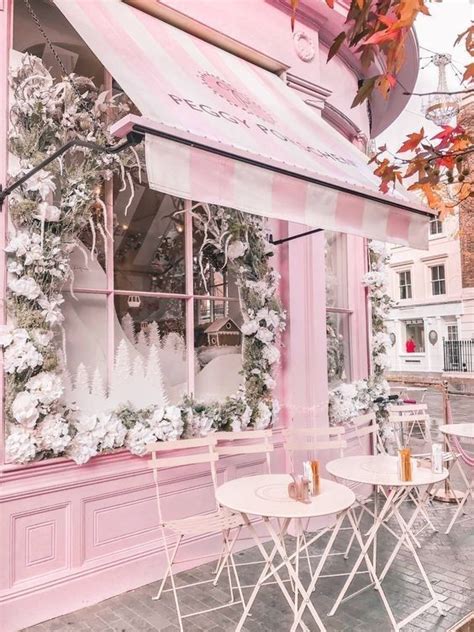 Pink Aesthetic Pink Cafe Pink Walls Photo Wall Collage