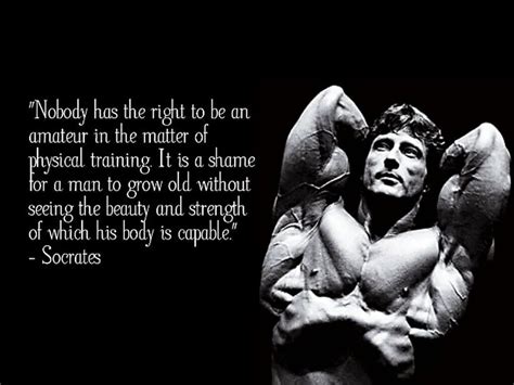 Socrates Quote Backed By Frank Zanes Physique Getmotivated Hd