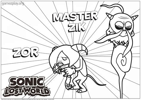 Sonic forces 3rd playable character gif sonic new video games. Right click to download - Master Zik and Zor