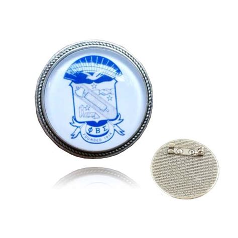 Phi Beta Sigma Divine Fraternity Shield Lapel Pin Brooch In Brooches