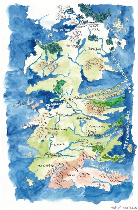 Map Of Westeros By Mumffoid On Deviantart