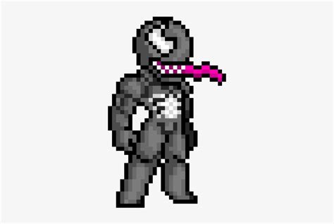 Venom Minecraft Pixel Art Venom 310x510 Png Download