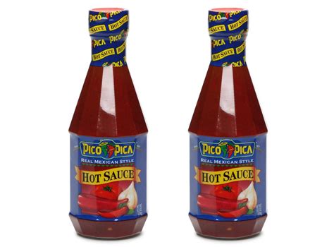 Pico Pica Mexican Hot Sauce 2 Pack Hot 155 Oz 2 Large Plastic
