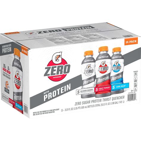 Buy Gatorade Zero Zero Sugar Protein Thirst Quencher Variety Fl Oz Count Bottle Online