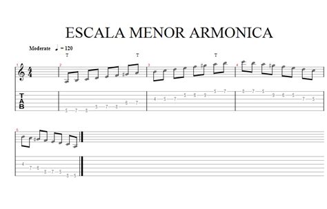 Guitarra Para Todos Armonizacion Escala Menor Armonica
