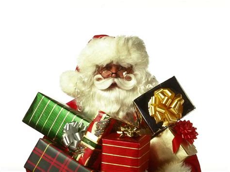 Descarga Gratis Santa Con Regalos Presente Santa Navidad