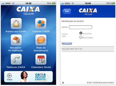 Quer reclamar contra caixa econômica federal? Falando de Viagem Aplicativo CAIXA Celular