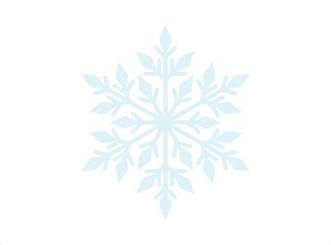 Christmas Snowflake Vector Illustration Graphic By Printablesplazza