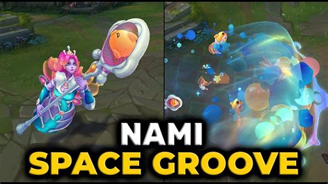 Space Groove Nami Skin Preview League Of Legends Youtube