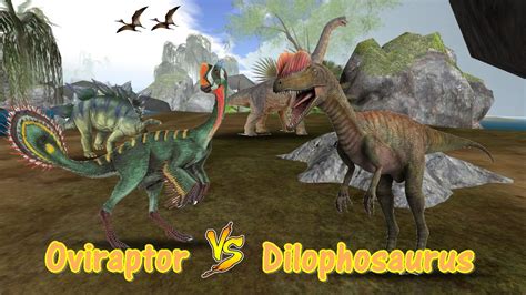 Dinos Online Dilophosaurus Vs Oviraptor Android Ios Gameplay