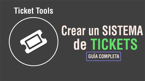 We do our best to keep everything online. Cómo HACER un SISTEMA DE TICKETS en DISCORD | Ticket Tool ...