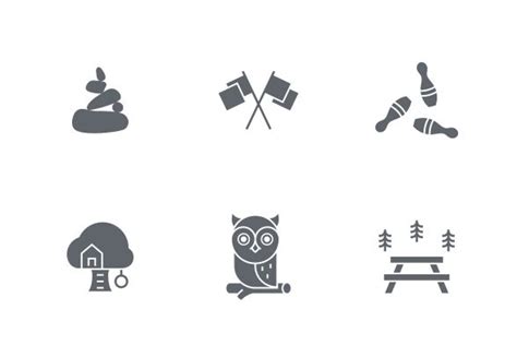 Camping Filled Pt Icons By Sergey Demushkin Camping Wedding Vector Hot Sex Picture