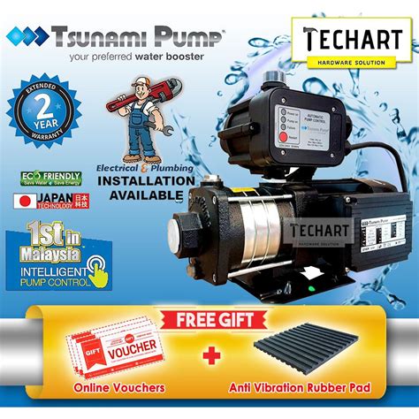 Either open the pump cartridge and manually pour water into the pump or remove the air from the hose after the pump. Tsunami Automatic Home Booster Water Pump CMH2-30K (0.5HP ...