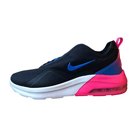 nike nike women s air max motion 2 running shoes 10 black photo blue hyper pink walmart