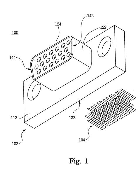 Patent Us7585176 Connector Encompassing 15 Pin High Density D Sub