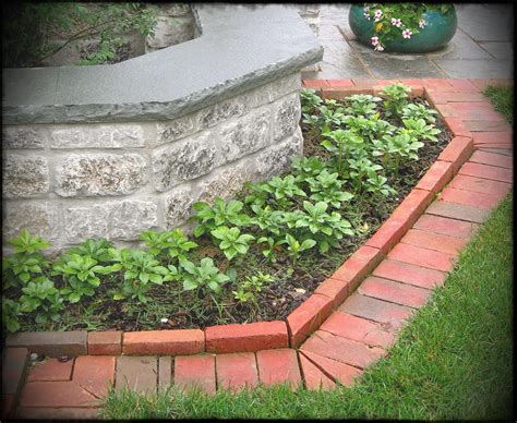 130 likes · 6 talking about this. Interior Brick Landscape Edging Home Depot Lawn Ideas Bricks For Diy Using Menards Blocks Garden ...